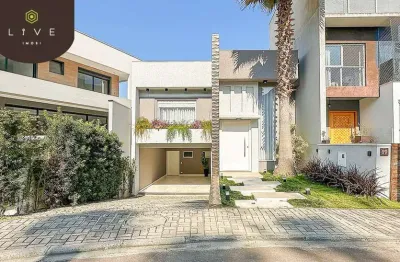 Casa em condomínio fechado com 3 quartos à venda na rua marechal anor teixeira dos santos, 850, boa vista, curitiba, 253 m2 por r$ 2.200.000