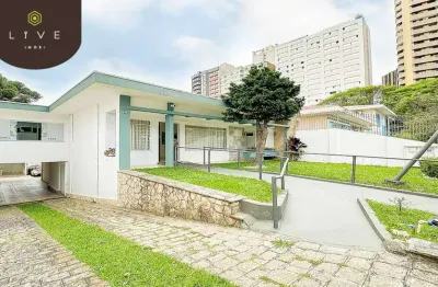 Casa comercial com 5 salas à venda na rua professora ephigênia do rego barros, 50, mercês, curitiba, 373 m2 por r$ 2.250.000