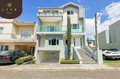 Casa em condomínio fechado com 3 quartos à venda na rua reinaldo stocco, 546, pinheirinho, curitiba, 200 m2 por r$ 879.000