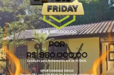 Terreno à venda na rua carlos fracaro, 172, bigorrilho, curitiba, 439 m2 por r$ 960.000