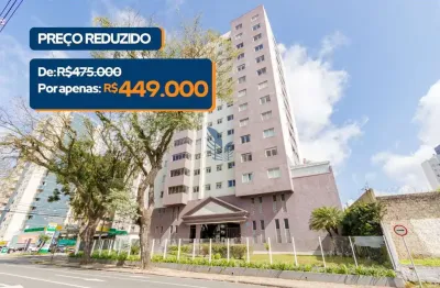 Apartamento com 2 quartos à venda na rua guilherme pugsley, 1524, água verde, curitiba por r$ 449.000
