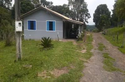 Linda chacara 62 mil m² com casa alvenaria, frente para asfalto, agua azul lapa