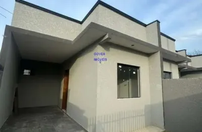 Casa 2 quartos, 44m², a uma quadra do centro comercial enette dubar, sta rita preço de planta 229mil fn 99864-4995