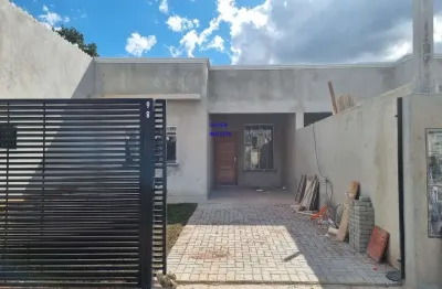Casa 2 quartos frente  rua, capela velha - araucária