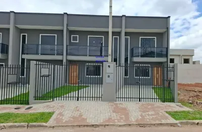 Sobrado 106m², 3 quartos, uma suite, sala 2 ambiente, 3 banheiros, edicula com churrasqueira, sacads, espaço 2 carros, rua principal, prox colégio est