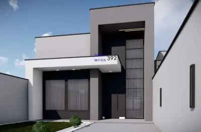 Casa 120m², em terreno de 240m² região central  3 quartos, sendo uma suite, piscina, churrasqueira