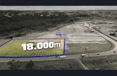 Terreno 18.620m², comercial e industrial, cidade industrial, saida e entrada principal de curitiba. fn 041 99864-4995