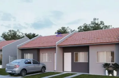 Casas 49m² 2 quartos, terreno grande, subsídio de 20 mil cohapar, entrada parcelada, documentação inclusa fazenda rio grande av rio amazona x mato gr