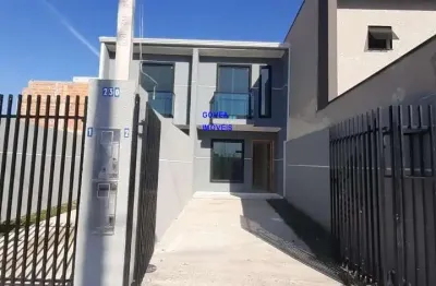 Sobrado 76m² vitória régia-cic 2 quartos, preço de planta 392 mil, lugar alto, com ótima saida para pinheirinho, capão raso, portao