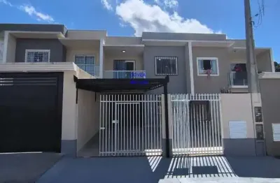 Sobrado r$730mil, 3 dormitórios, suite, garagem a venda no costeira/ araucária, financia. 108m² de área, móveis planejados, próximo ao condor.