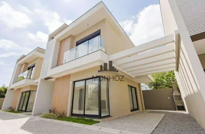 Sobrado com 3 dormitórios à venda, 119 m² por r$ 820.000,00 - hauer - curitiba/pr