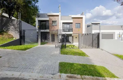 Sobrado com 3 dormitórios à venda, 96 m² por r$ 629.000,00 - barreirinha - curitiba/pr