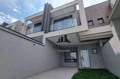 Sobrado com 3 dormitórios à venda, 135 m² por r$ 995.000,00 - santo inácio - curitiba/pr