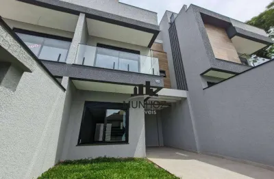 Sobrado com 3 dormitórios à venda, 134 m² por r$ 1.163.000,00 - água verde - curitiba/pr