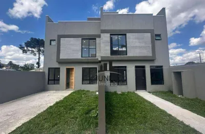 Sobrado com 3 dormitórios à venda, 102 m² por r$ 599.000,00 - lindóia - curitiba/pr