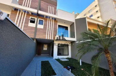 Sobrado com 4 dormitórios à venda, 132 m² por r$ 1.396.900,00 - portão - curitiba/pr