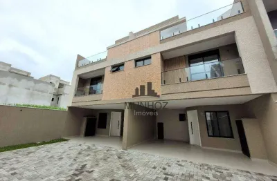 Sobrado com 3 dormitórios à venda, 138 m² por r$ 815.000,00 - santa felicidade - curitiba/pr