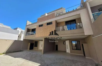 Sobrado com 3 dormitórios à venda, 138 m² por r$ 815.000,00 - santa felicidade - curitiba/pr