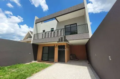 Sobrado com 3 dormitórios à venda, 122 m² por r$ 687.000,00 - abranches - curitiba/pr