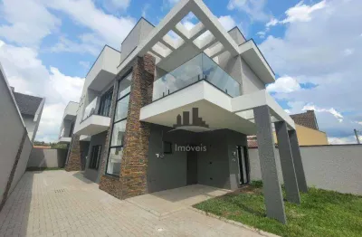 Sobrado com 3 dormitórios à venda, 179 m² por r$ 1.370.000,00 - portão - curitiba/pr