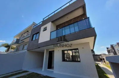 Sobrado com 3 dormitórios à venda, 135 m² por r$ 900.000,00 - santa felicidade - curitiba/pr