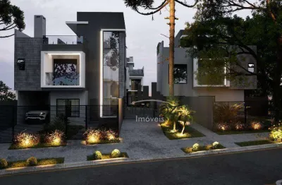 Sobrado com 3 dormitórios à venda, 127 m² por r$ 957.900,00 - água verde - curitiba/pr