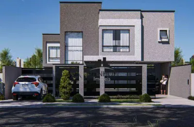 Sobrado com 3 dormitórios à venda, 112 m² por r$ 699.000,00 - boqueirão - curitiba/pr
