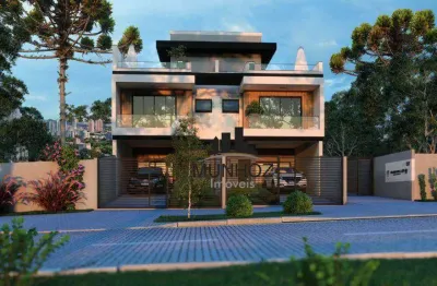 Sobrado com 3 dormitórios à venda, 135 m² por r$ 989.600,00 - guabirotuba - curitiba/pr