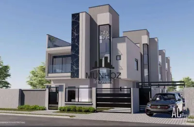Sobrado com 3 dormitórios à venda, 127 m² por r$ 898.000 - capão raso - curitiba/pr