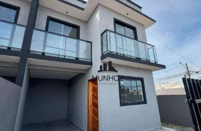 Sobrado com 3 dormitórios à venda, 81 m² por r$ 430.000 - tatuquara - curitiba/pr