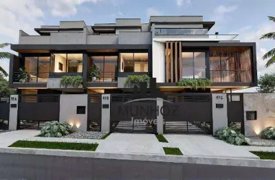 Sobrado com 3 dormitórios à venda, 143 m² por r$ 1.390.000,00 - vista alegre - curitiba/pr