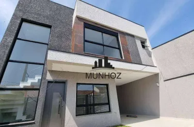 Sobrado com 3 dormitórios à venda, 93 m² por r$ 649.000,00 - campo comprido - curitiba/pr