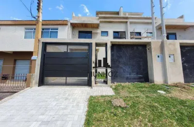 Sobrado com 3 dormitórios à venda, 125 m² por r$ 870.000,00 - capão raso - curitiba/pr