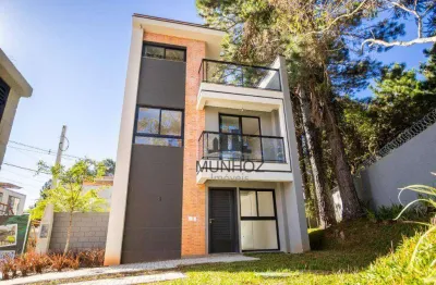 Sobrado com 3 dormitórios à venda, 134 m² por r$ 996.000,00 - santa cândida - curitiba/pr