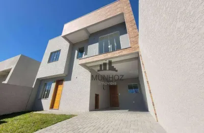 Sobrado com 3 dormitórios à venda, 132 m² por r$ 820.000,00 - santo inácio - curitiba/pr
