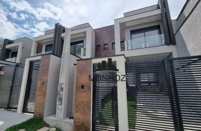 Sobrado com 3 dormitórios à venda, 135 m² por r$ 995.000,00 - santo inácio - curitiba/pr