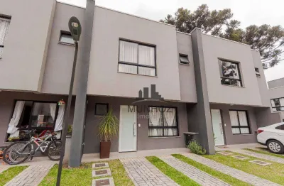 Sobrado com 3 dormitórios à venda, 104 m² por r$ 795.000,00 - santa cândida - curitiba/pr