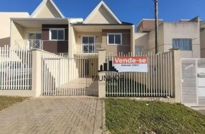 Sobrado com 3 dormitórios à venda, 120 m² por r$ 580.000,00 - taboão - curitiba/pr