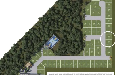 Terreno com 342m² privativos em condomínio fechado no neoville