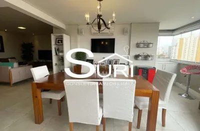 Apartamento com 3 dormitórios à venda, 126 m² por RS 1.450.000,00 - Vila Scarpelli - Santo André-SP