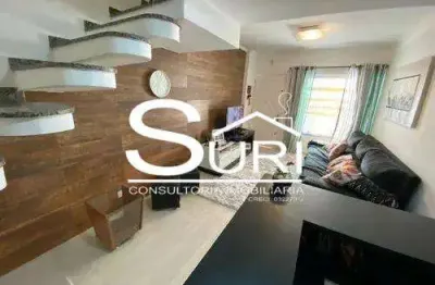 Sobrado com 3 dormitórios à venda, 130 m² por RS 575.000,00 - Vila Linda - Santo André-SP