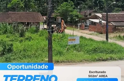 Terreno de esquina  à venda em joinville estuda permuta