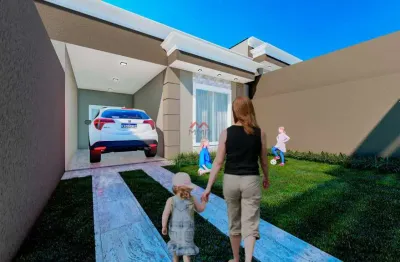 Casa com 3 quartos à venda na maria prosdocimo franceschi, vila nova, araucária, 61 m2 por r$ 450.000