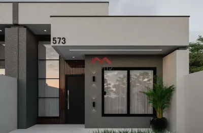 Casa com 3 quartos à venda na aloízio lins, cachoeira, araucária, 97 m2 por r$ 720.000