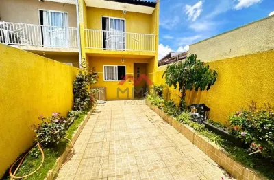 Casa com 2 quartos à venda na rua walter josé wunderlich júnior, cidade industrial, curitiba, 72 m2 por r$ 270.000