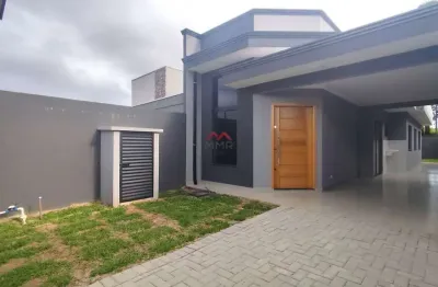 Casa com 3 quartos à venda na deputado ardinal ribas, costeira, araucária, 84 m2 por r$ 689.000