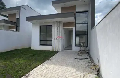 Casa em condomínio fechado com 2 quartos à venda na joão túlio, boqueirão, araucária, 55 m2 por r$ 396.000