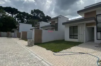 Casa em condomínio fechado com 2 quartos à venda na joão túlio, boqueirão, araucária, 55 m2 por r$ 396.000