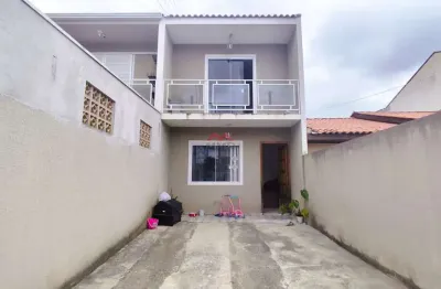 Casa com 2 quartos à venda na rua professora ivette rocha krüger, cidade industrial, curitiba, 76 m2 por r$ 300.000