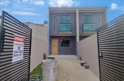 Casa com 2 quartos à venda na rua margarida de andrade weber, cidade industrial, curitiba, 72 m2 por r$ 380.000